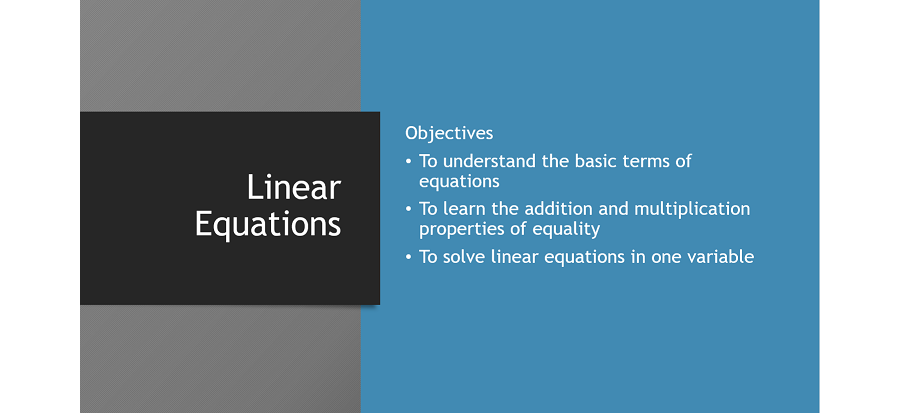 Linear Equations LP1.012.400