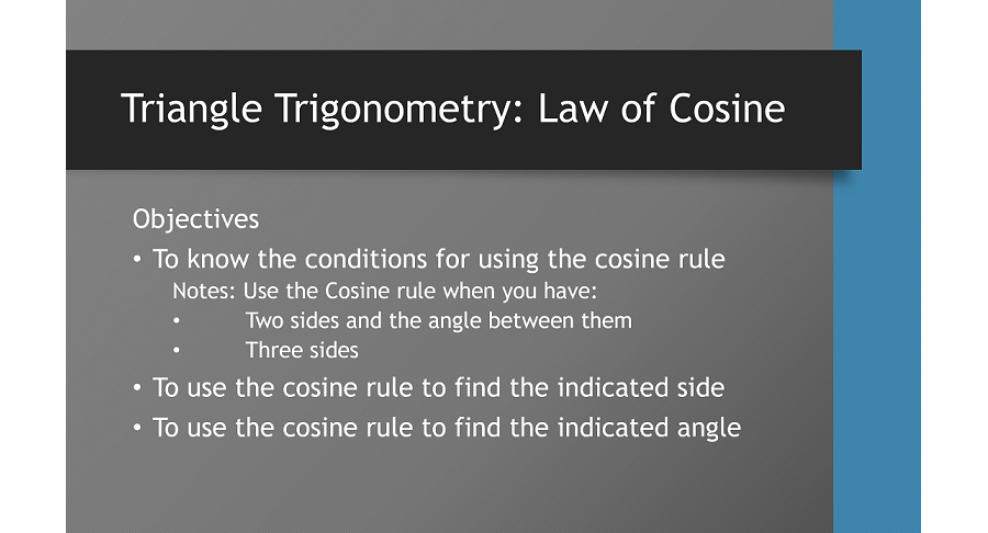 Law of Cosine Missing Sides and Angles LP7.04.400.pdf